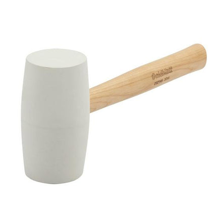 32oz. Hickory Handle White Rubber Mallet Goldblatt