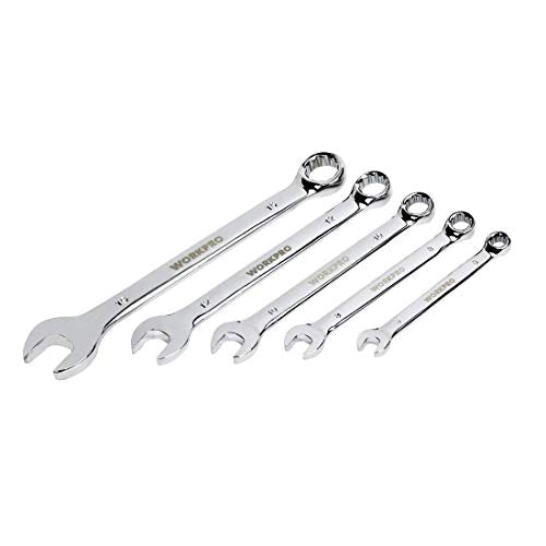 WORKPRO 5-Piece Combination Wrench Set