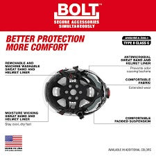 خوذة السلامة Milwaukee BOLT™ Type 2 Class C ذات التهوية - صفراء