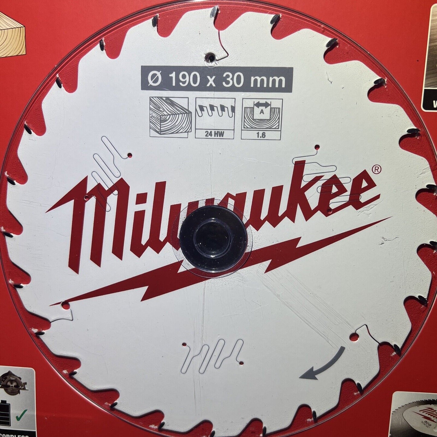 Milwaukee Circular Saw Blade CSB P W 190 x 30 x 1.6 x 24ATB