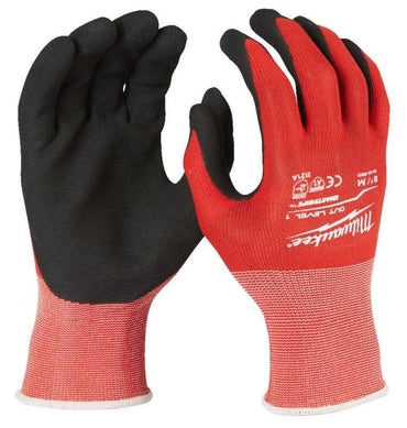 Milwaukee Cut Level 1/A Dipped Gloves Size 8/M