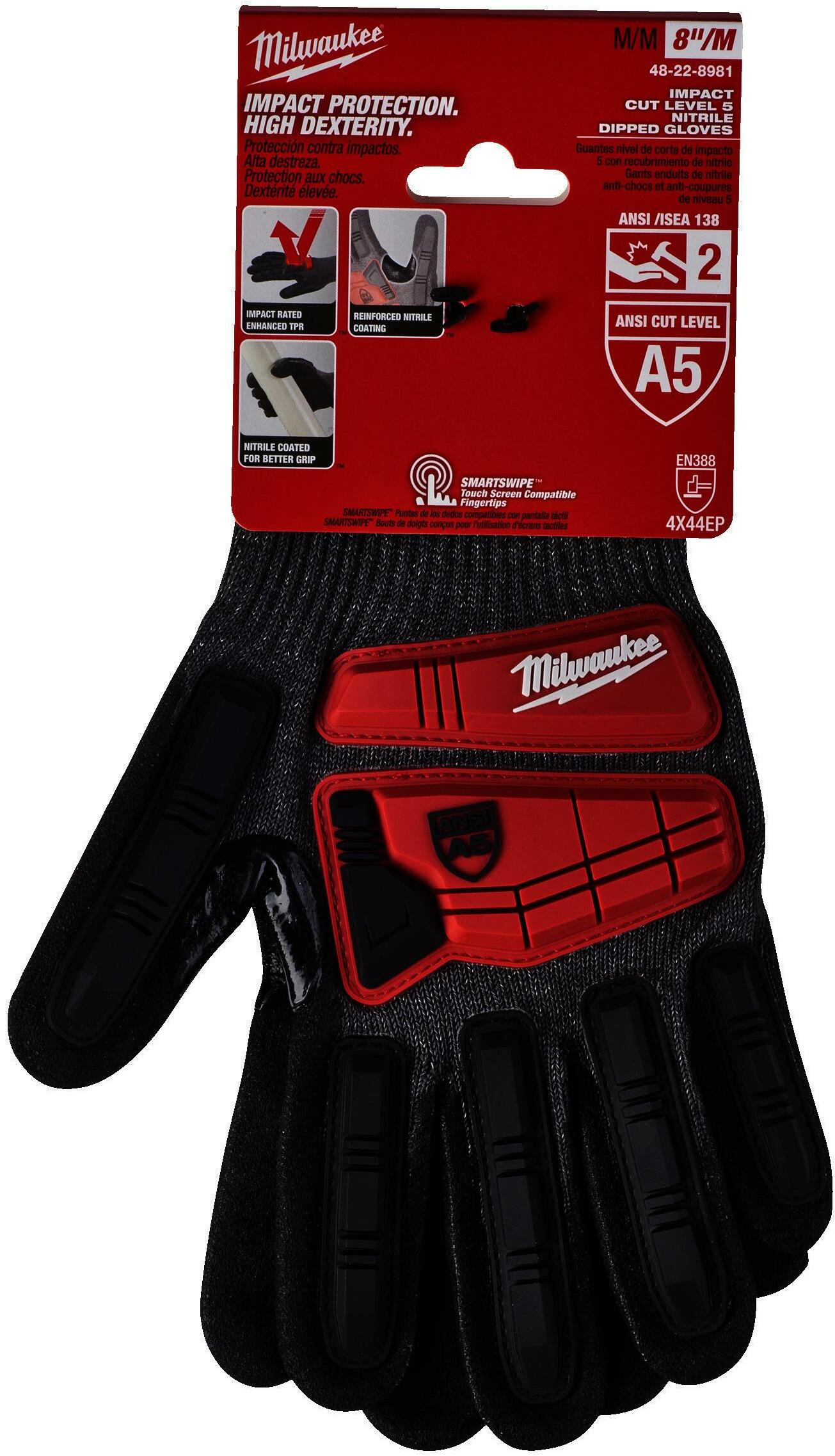 Milwaukee Impact Cut E Gloves - 10/XL - 1pc