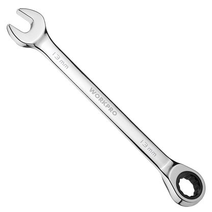 WORKPRO 13mm Combination Wrench with Ratcheting Ends