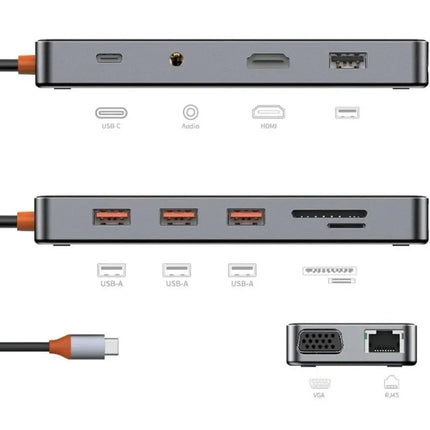 موزع WIWU Cyber 11 في 1 من النوع C