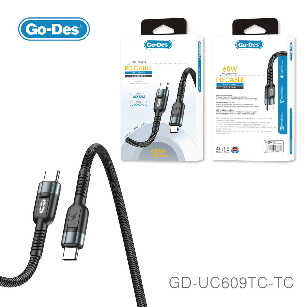 Type-C to Type-C PD Fast Cable GD-UC609