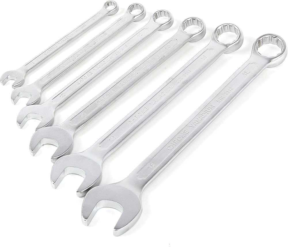 WORKPRO 6-Piece Metric Combination Wrench Set