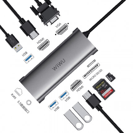 WIWU Alpha 11-in-1 USB-C Hub