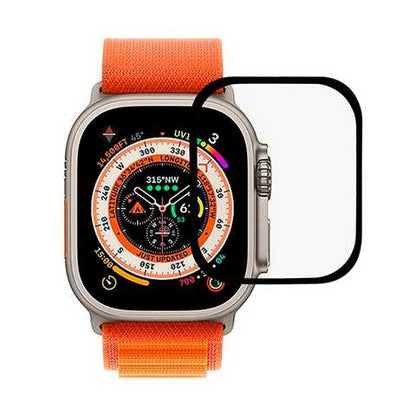 واقي زجاجي Corning Gorilla HD من BLUEO PB1 لساعة Apple Watch Ultra 49MM/Ultra 2 49MM - أسود