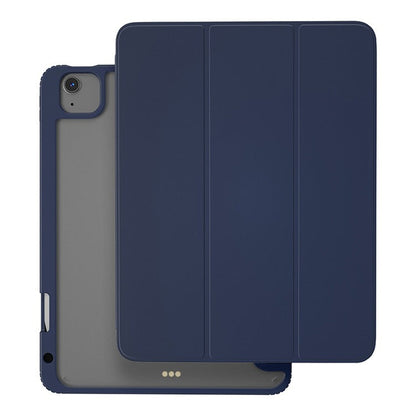 BLUEO B29 iPad APE Case with Leather Sheath for iPad Pro 12.9 (2020/2021/2022) - Navy Blue