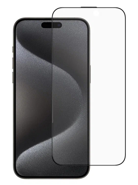 BLUEO NPB9-14pro 6.1 Full Cover MATT Anti-Glare Glass Anti-Static - Black for iPhone 14 Pro (6.1″)