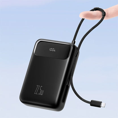 Mcdodo Power Bank 10000mAh with Charging Cable Lightning - Black MC-325