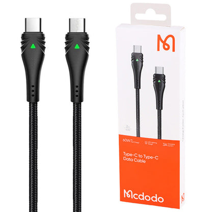 كابل شحن سريع Mcdodo 2M USB-C إلى USB-C 60W PD QC4.0 CA-6661