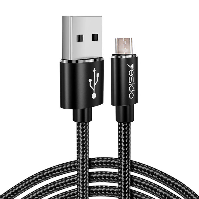 كابل بيانات شحن سريع USB CA54 بطول 0.3 متر من Yesido لمنفذ Micro USB