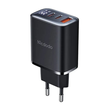 Mcdodo 30W Three-Port Digital Display Fast Charger with EU Plug CH-2180