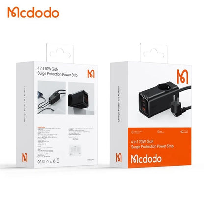 Mcdodo Power Socket GaN 1A+2C 70W Charger CH-4620