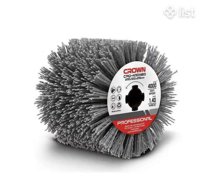 Circular Brush with Plastic Core, Domestic Nylon Abrasive