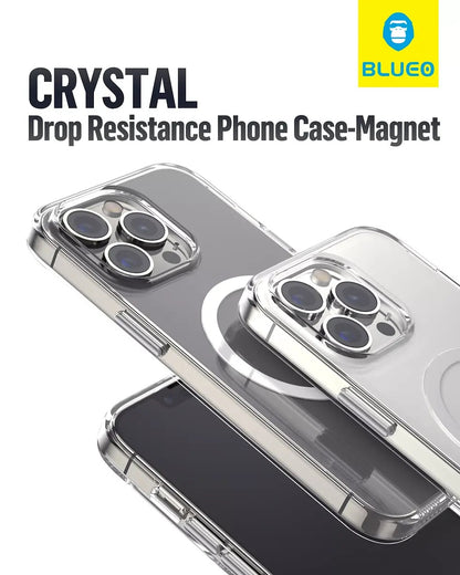 BLUEO B37 Crystal+ Drop Resistance Phone Case for iPhone 16 Pro (6.3″) No Magnetic