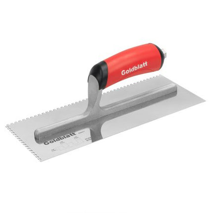 Pro Stainless Steel Notch Trowel Goldblatt