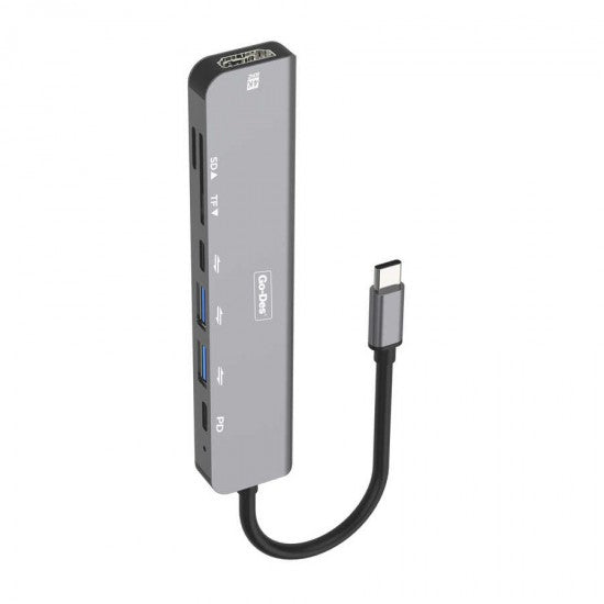 محول USB-C متعدد الوظائف 7 في 1 GD-6831