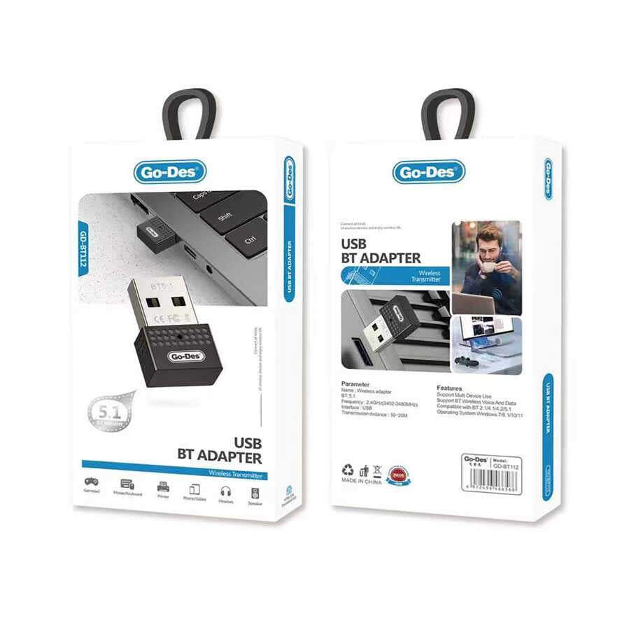 USB Bluetooth 5.1 Adapter GD-BT112