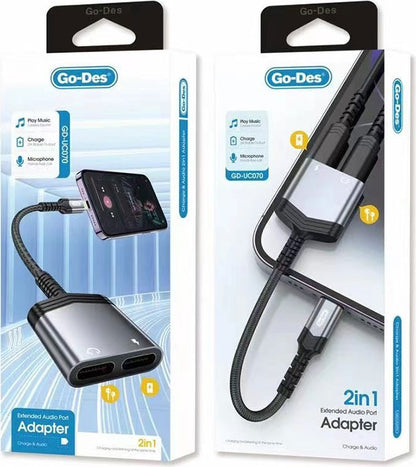 2-in-1 Lightning Adapter Cable GD-UC070