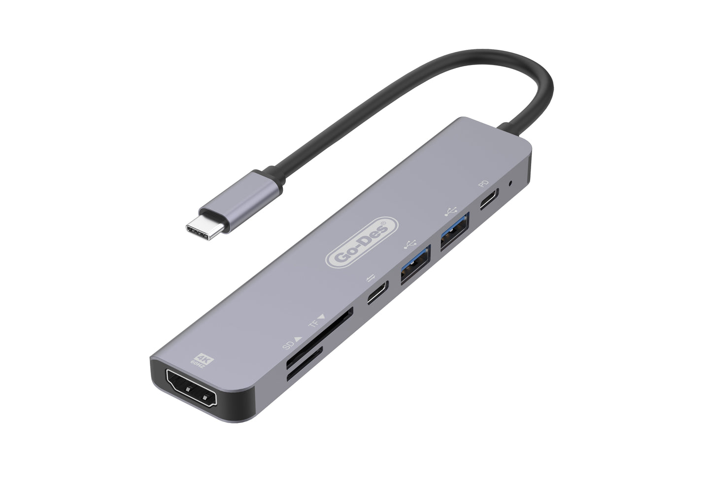 موزع USB-C/USB-A 2 في 1 GD-UC706