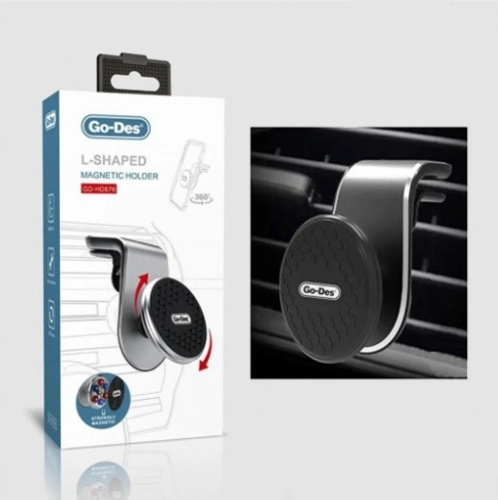 L-Shaped Magnetic Car Holder GD-HD676