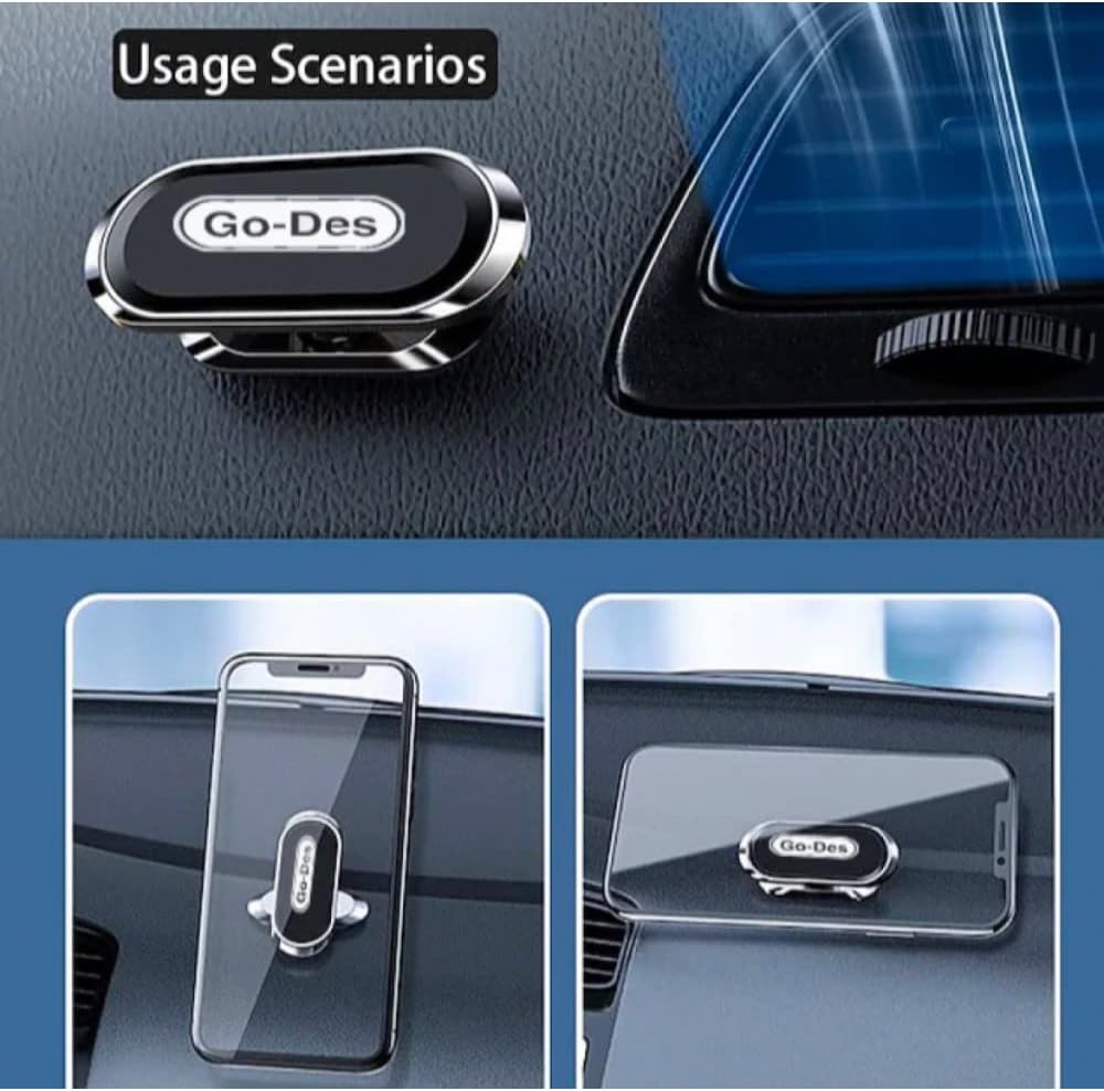 All-Round Rotating Car Bracket with 1m iPhone USB Cable GD-HD708