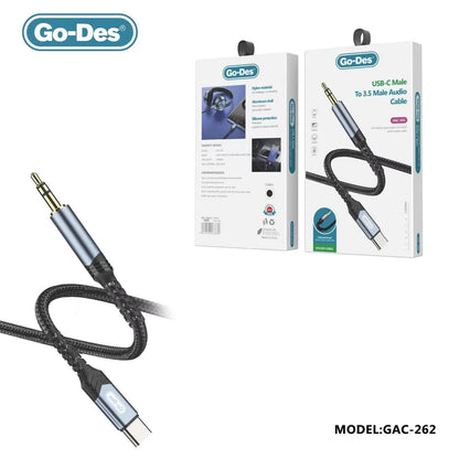 USB-C to 3.5mm Audio Cable 1.2 Meter GAC-262