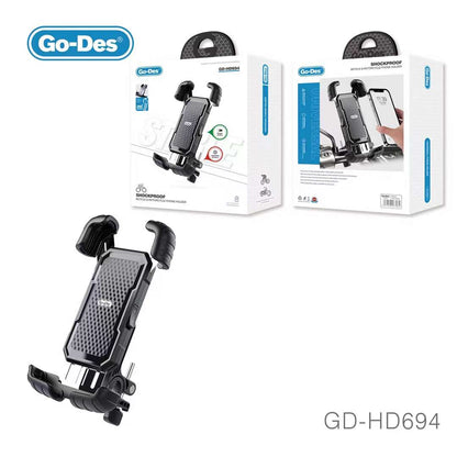 360 Degree Shockproof Motorcycle and Bicycle Phone Holder GD-HD694