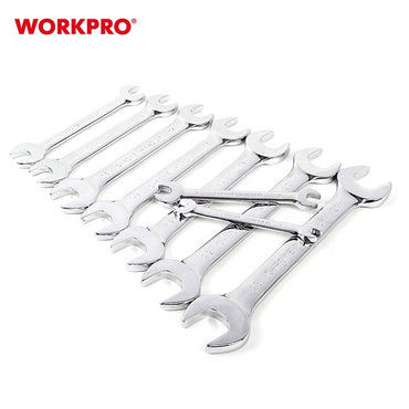 WORKPRO 9-Piece Double Open Ended Spanner Set