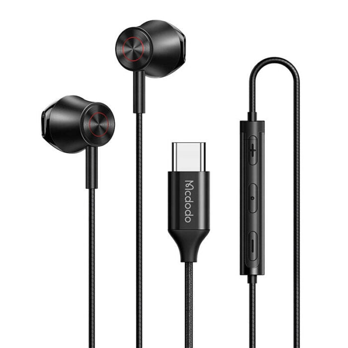 Mcdodo Digital Earphone for Type-C - Black HP-4070