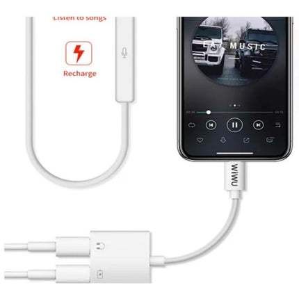 WIWU LT01 Plus Lightning to Dual Lightning Audio Converter