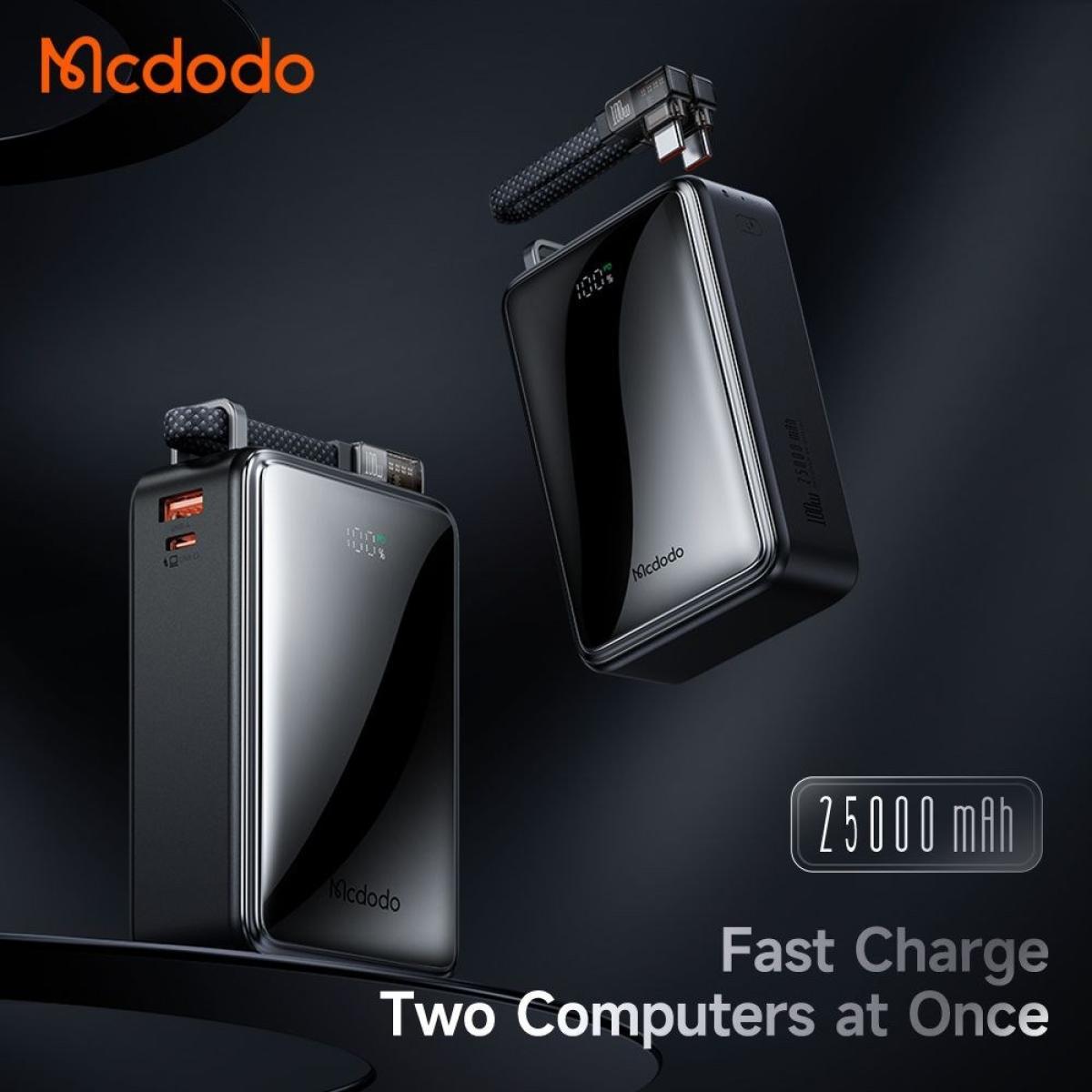 Mcdodo 25000mAh Power Bank 2C+1A 100W MC-0561