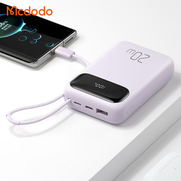 Mcdodo Power Bank 10000mAh with Charging Cable Type-C MC-324 - Purple