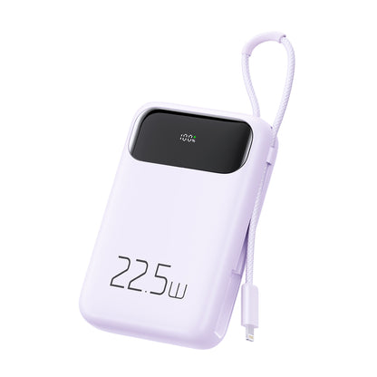 Mcdodo Power Bank 10000mAh with Charging Cable Lightning - Purple MC-325