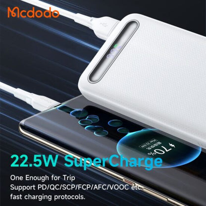 Mcdodo Power Bank 22.5W PD Digital Display 10,000mAh - White MC-3880