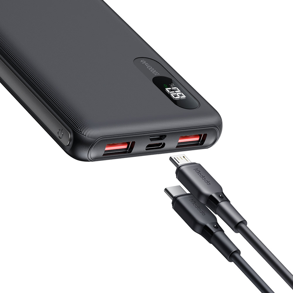 Mcdodo Power Bank 22.5W PD Digital Display 10,000mAh - Black MC-6041