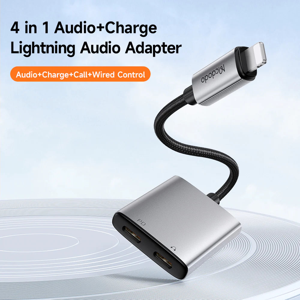 Mcdodo 2-in-1 Lightning to Dual Lightning Audio Adapter CA-5560