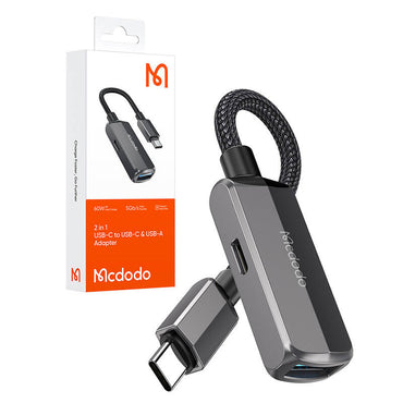 Mcdodo 2-in-1 OTG Adapter USB-C to USB-C & USB-A CA-2830