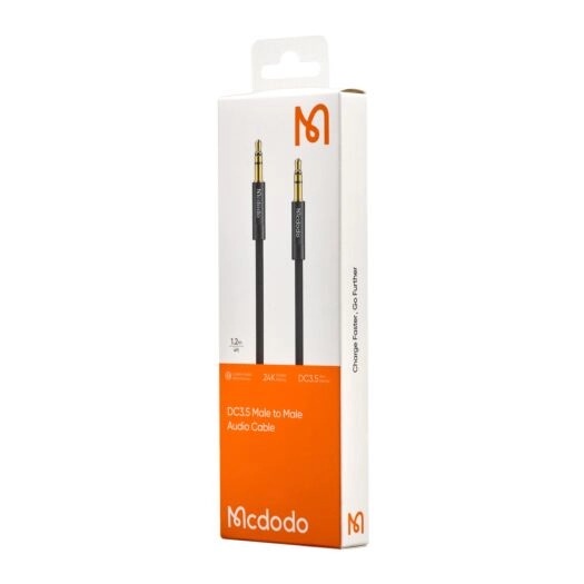 Mcdodo 3.5mm AUX Jack to 3.5mm AUX Jack Cable 1.2m CA-6640