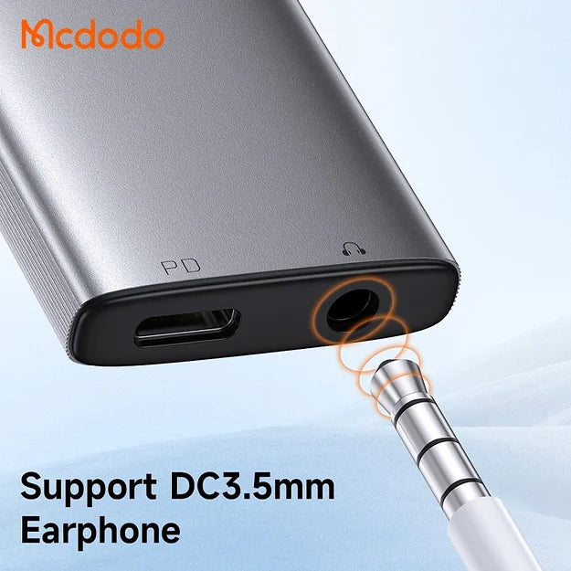 Mcdodo 2-in-1 USB-C to USB-C & 3.5mm Audio Adapter CA-5050