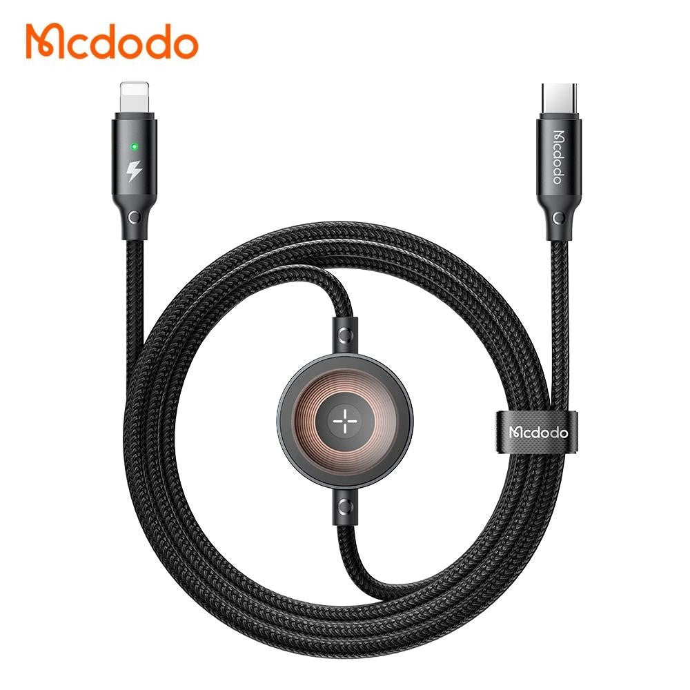 Mcdodo 2-in-1 USB-C to USB-C + Apple Watch Wireless Charger 60W 1.5M CA-2580