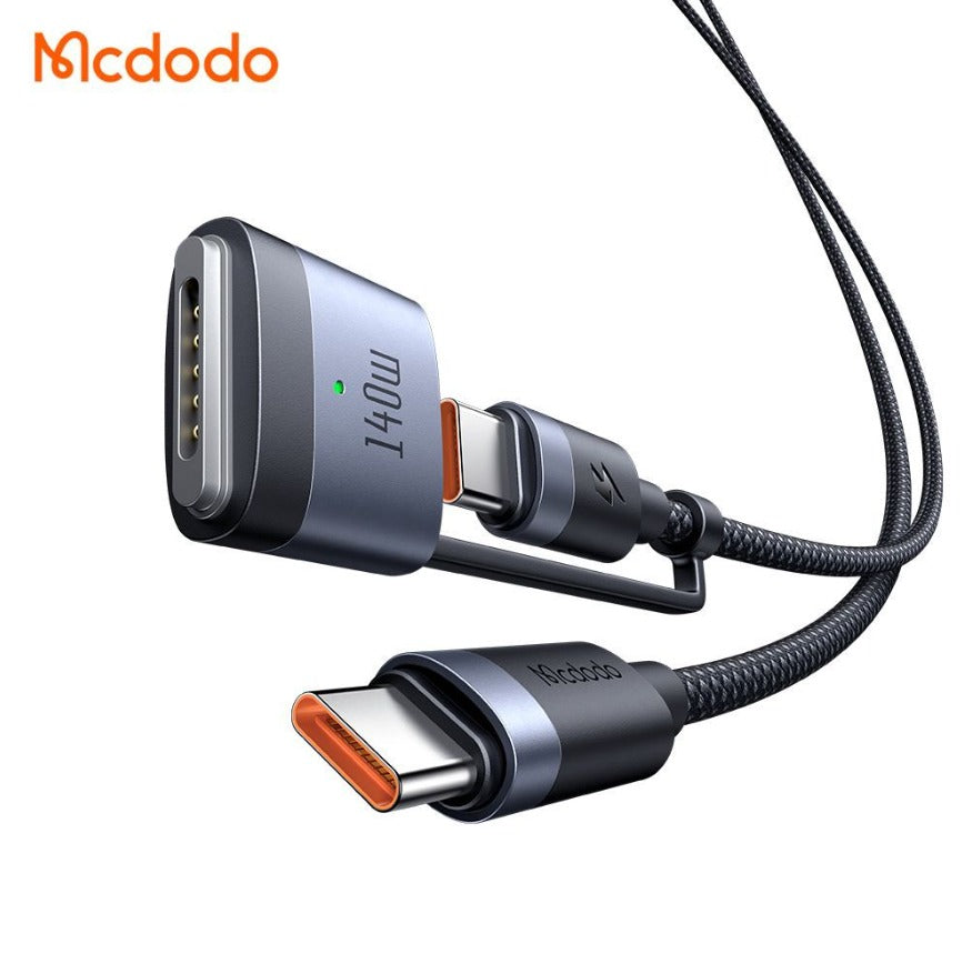 كابل Mcdodo 140 واط USB-C إلى USB-C + MagSafe 3 بطول 2 متر CA-0140