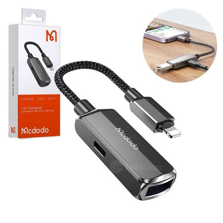 Mcdodo 2-in-1 Lightning to USB-A 3.0 OTG Adapter CA-2690