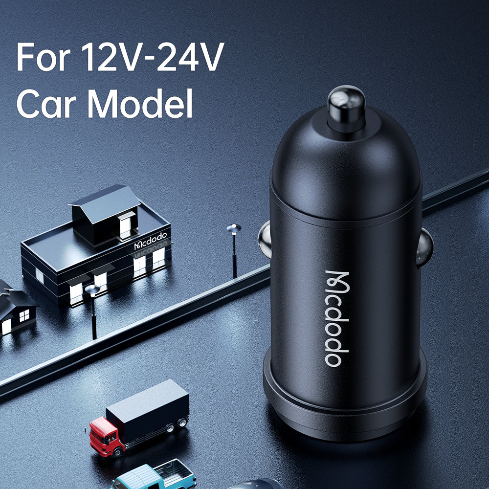 Mcdodo 30W PD Fast Car Charger with USB-C to USB-C Cable CC-7493