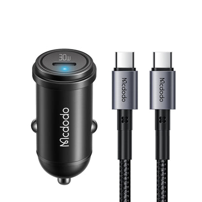 Mcdodo 30W PD Fast Car Charger with USB-C to USB-C Cable CC-7493