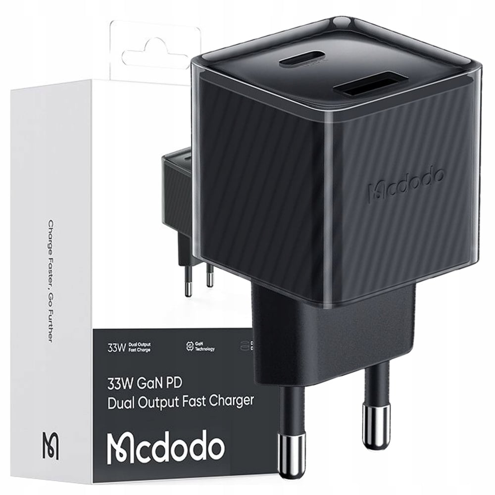 شاحن Mcdodo 33W GaN PD سريع - أسود CH-4151