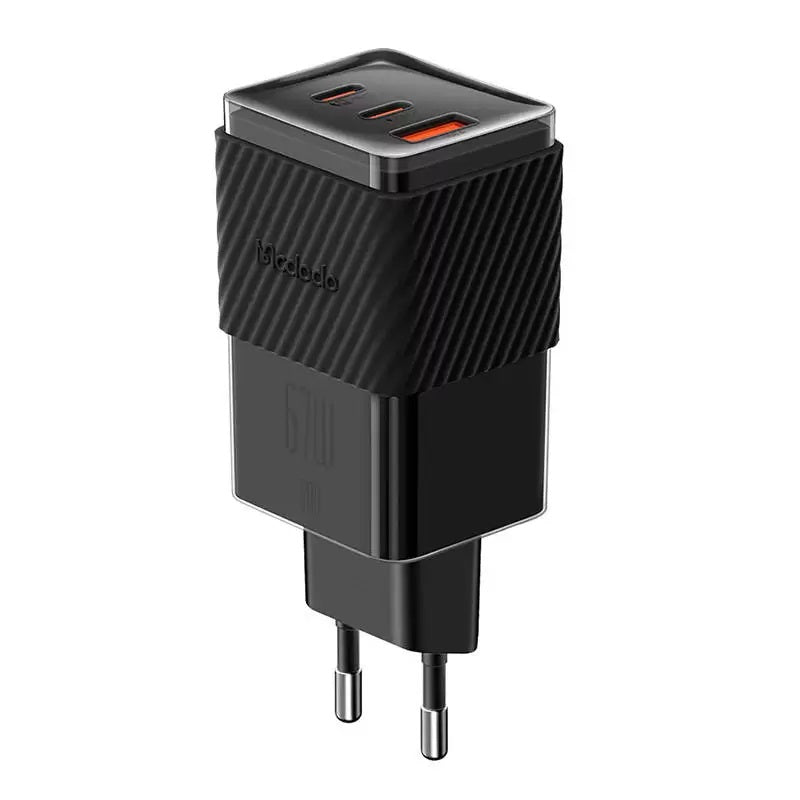 Mcdodo 67W Dichromatic GaN 5 Mini Fast Charger CH-1501 - Black