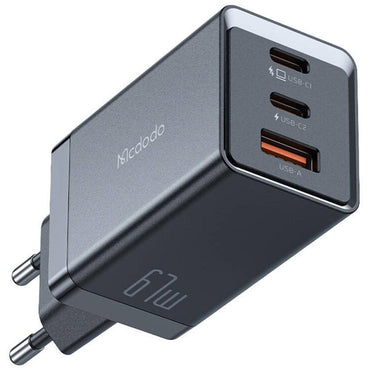 شاحن Mcdodo GaN 5 Mini Pro بقوة 67 واط مع كابل USB-C بطول 2 متر CH-1543